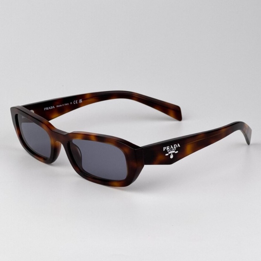 Prada Brown Tortoise Sunglasses with Gray Lenses